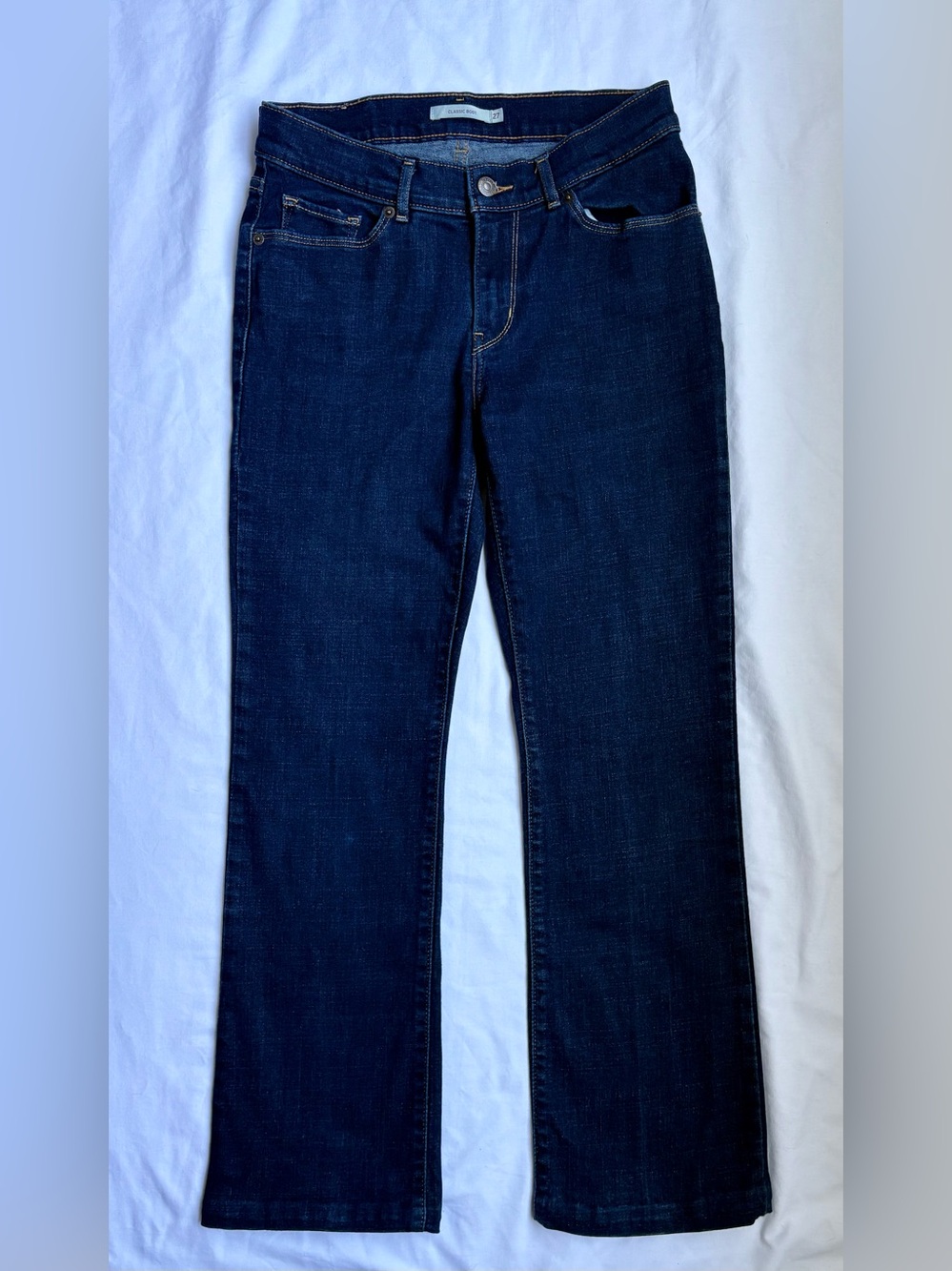 Levi’s Classic Bootcut Jeans Women’s Size 27 Dark Wash Stretch